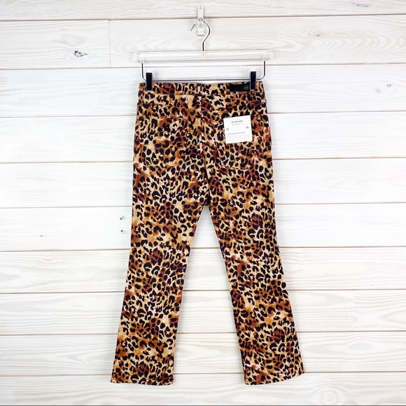 AG Adriano Goldschmied Jeans Jodi Crop Leopard 26 - Picture 3 of 10